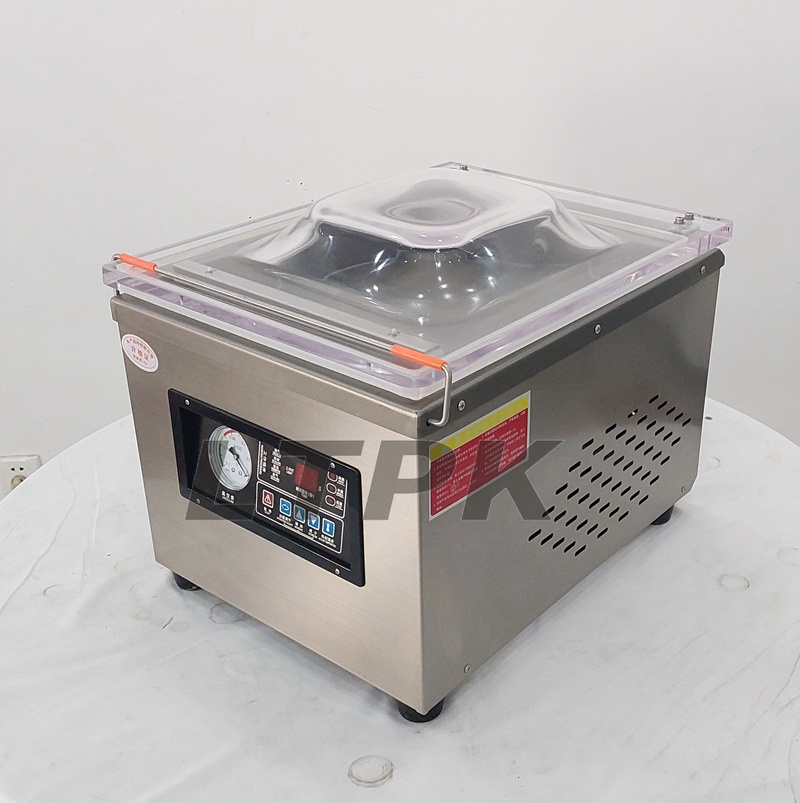 DZ260 semi-automatic Desktop Small Single Chamber Grains Dates Beans Bag  Vacuum Sealing Packing Machine