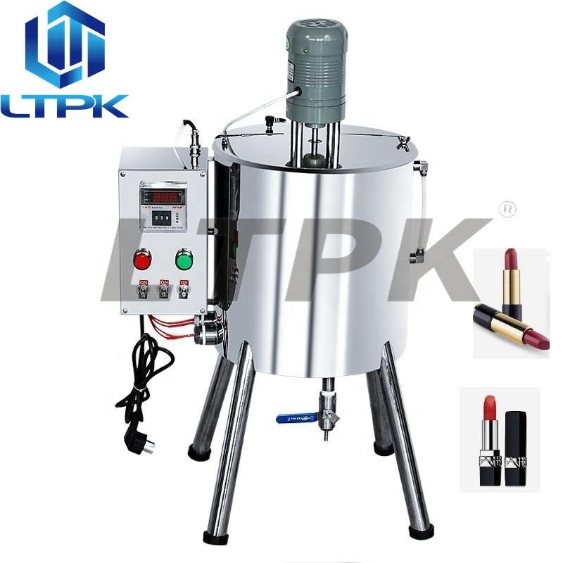 Automatic 15/30L Small Mixer Lipstick Filler Lip Balm Making Machine Liquid Chilli Paste Filling Machine