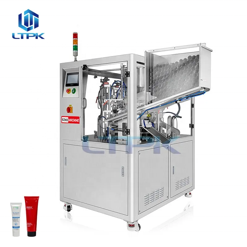 Ultrasonic aluminum plastic soft tube filing sealing machine of all kinds for gel cosmetic hand cream toothpaste body lotion