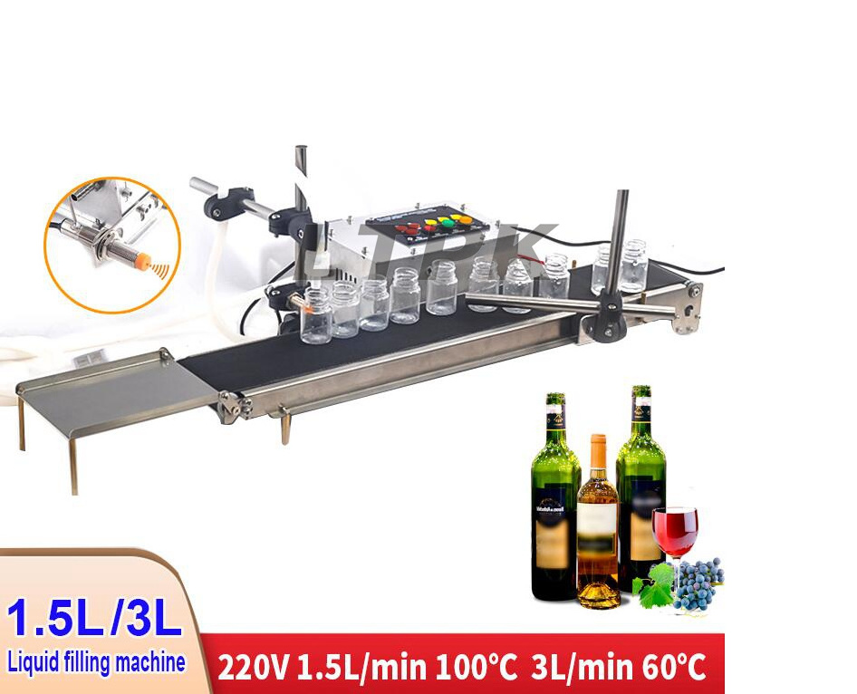 Automatic Full Set Complete Small Bottle Drinking Mineral Water Production Line liquid Filling Machine With Conveyor Belt