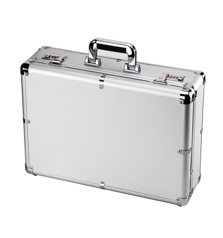 High Quality Aluminum Case with DIY Foam Safety Hinges Design Aluminum Tool Hard Case Portable Tool Box