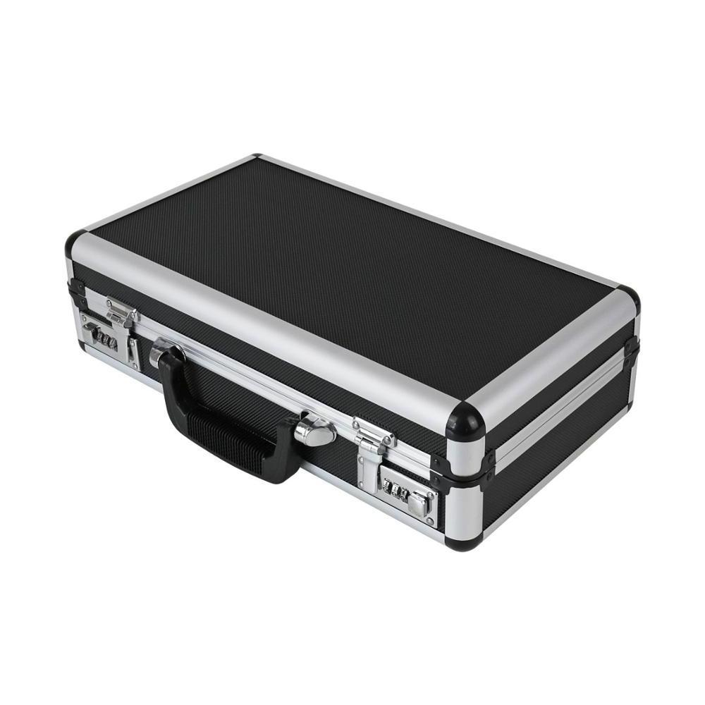 Professional Aluminium Storage Case Portable Aluminum Suitcase Tool Box with Combination Locks