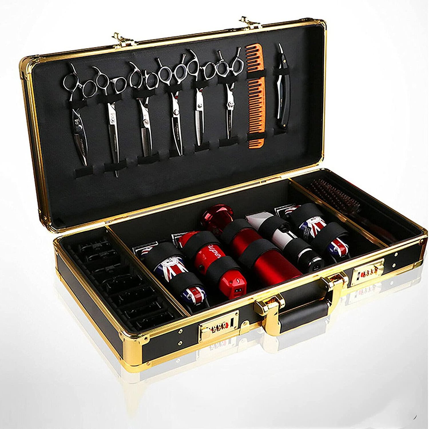 Aluminum Tool Case Large Capacity To Keep Difference Size Item Clean And Tidy With Lock To Keep Safely