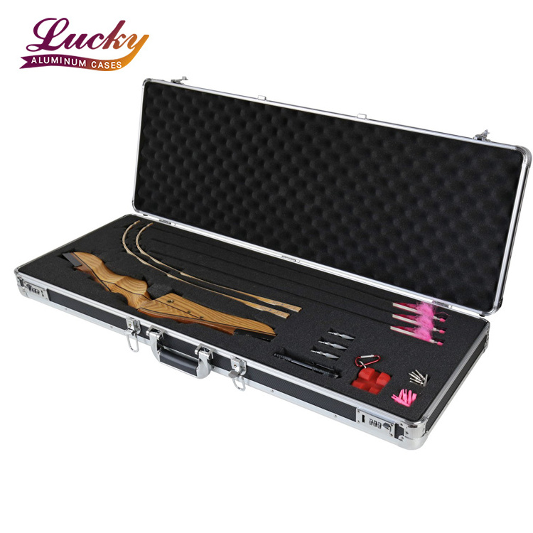 Aluminium Tool Case with Combination Lock and Cube Foam Black