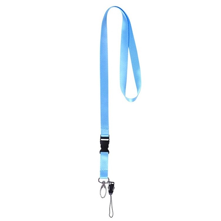 Wholesale Custom Sublimation Lanyard Promotional Polyester Blank Keychain Phone Lanyards Plain