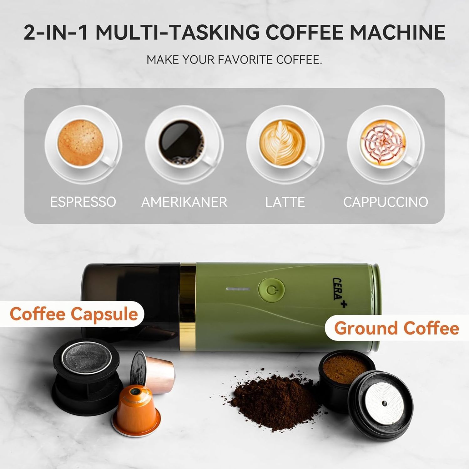 mini portable coffee maker, espresso portable car coffee make Fully Automatic coffee machine portable