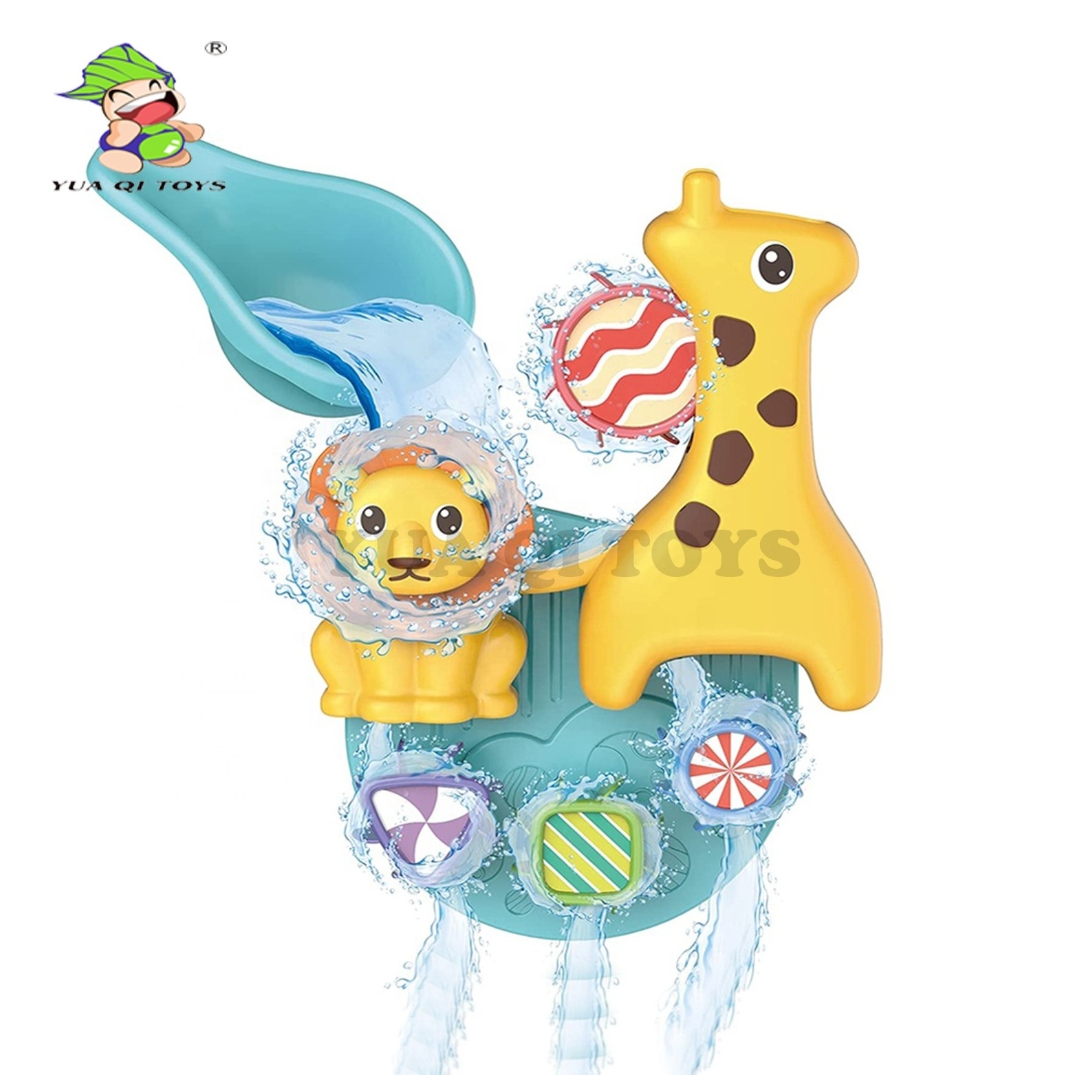 YQ Children's Bath Toy Bathroom Cartoon Sprinkler Bathtub Toy For Kids