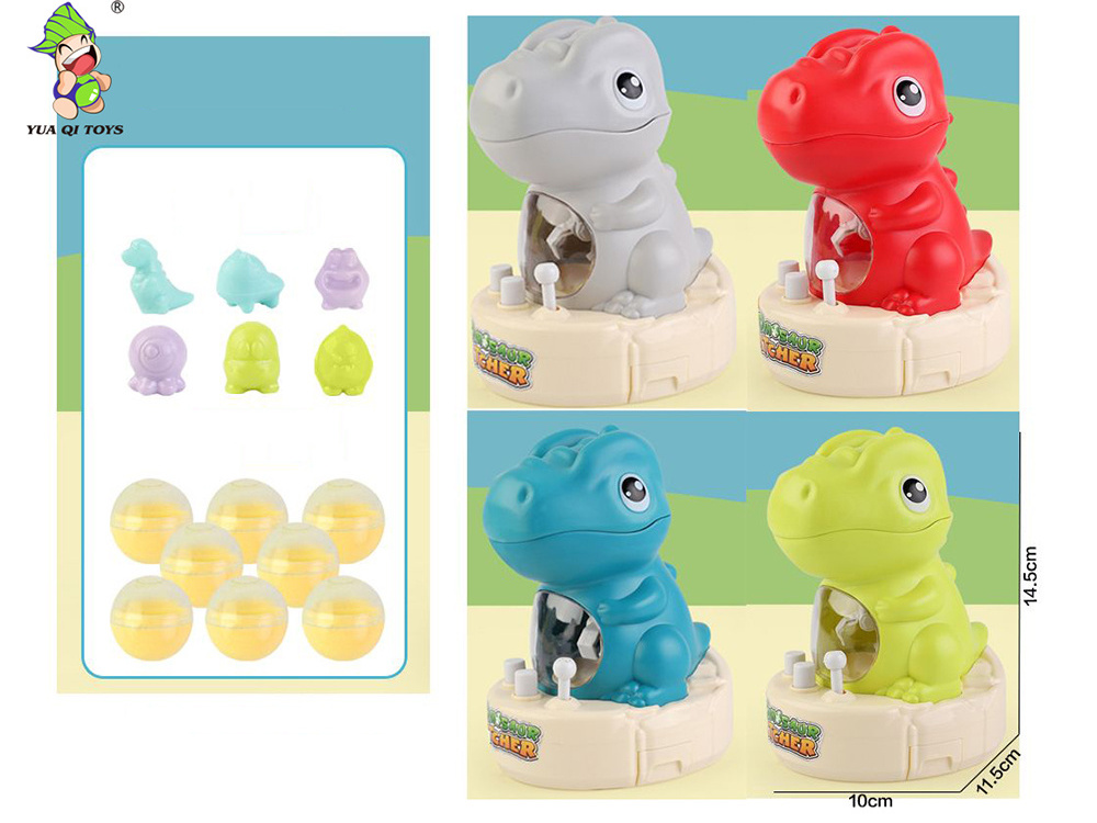 New product custom mini candy machine toy for kids candy dispenser cute dinosaur modeling candy toy