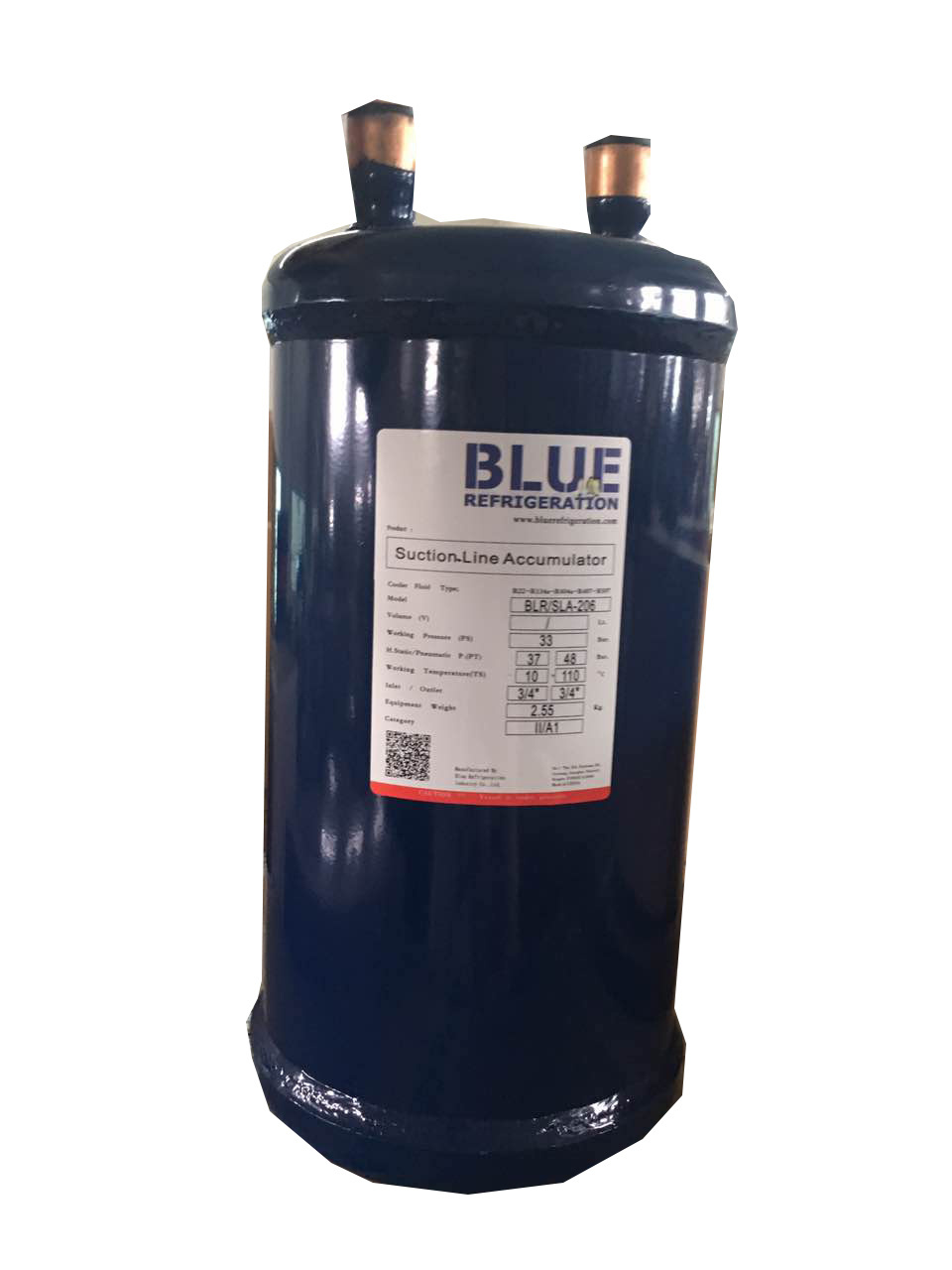 BLR/SLA-208 gas-liquid separator suction line accumulator for Refrigeration