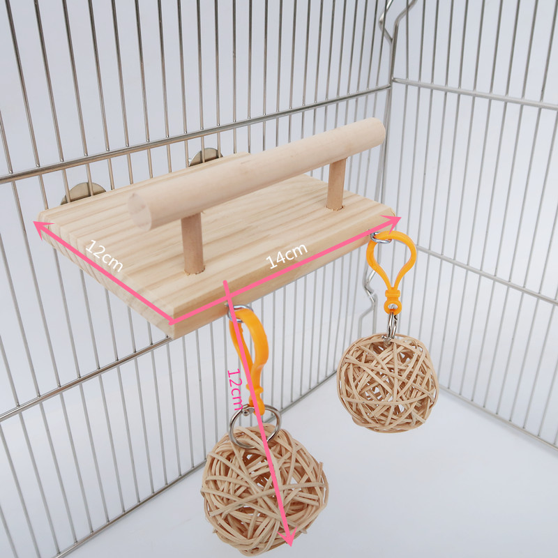 Bird toys Hamster toys Pet springboard combination toys Ladder springboard ladder swing