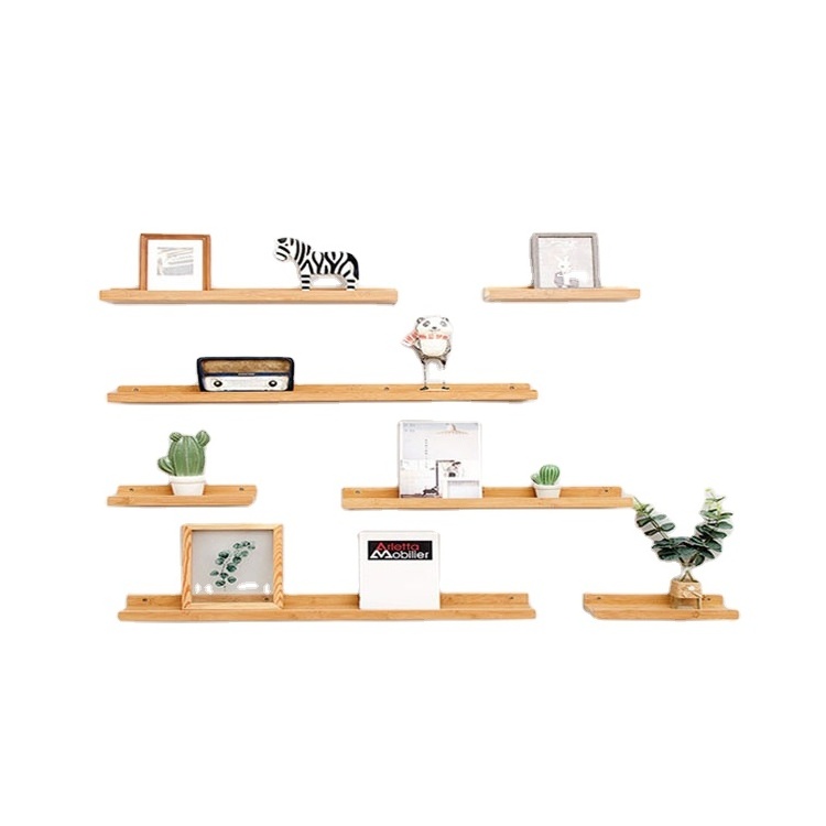 7 in 1 combination floating shelves industrial wooden wall shelf decorations other living room furniture home decoration CNLF