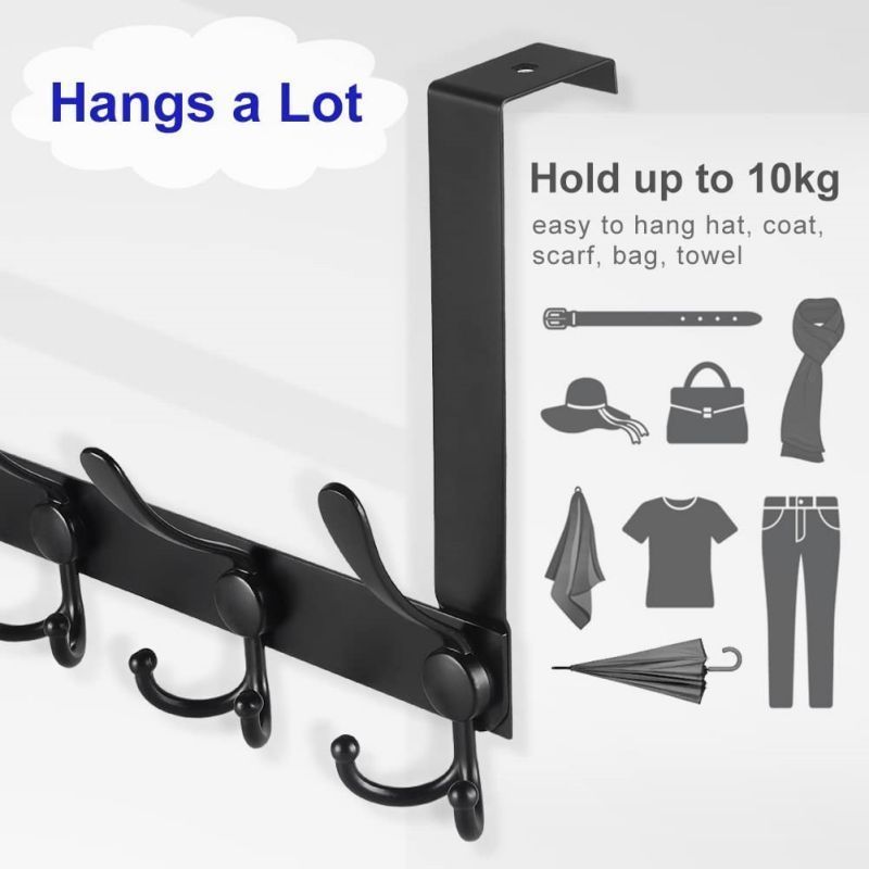 Manufacturers wholesale no trace stainless steel wall metal brass wire coat rack for clothes hanger bathroom cloth Wall hook