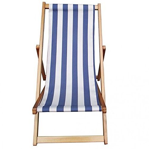 Outdoor Wooden Foldable Chair 100% Cotton Canvas Sunbed Classic Beech Multicolor Perfect wooden canvas Beach Chair