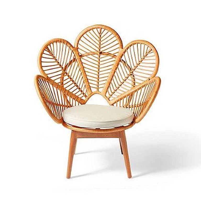 Flower Rattan Chair Vintage Furniture Handmade Flower Chair Outdoor Furniture Eco-friendly Modern Garden Egg Shape Chair