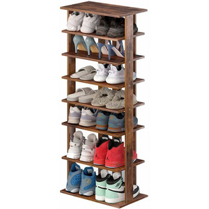 Kainice Wholesale bamboo foldable shoe rack shoes rack for entryways shoe organizer for livingroom