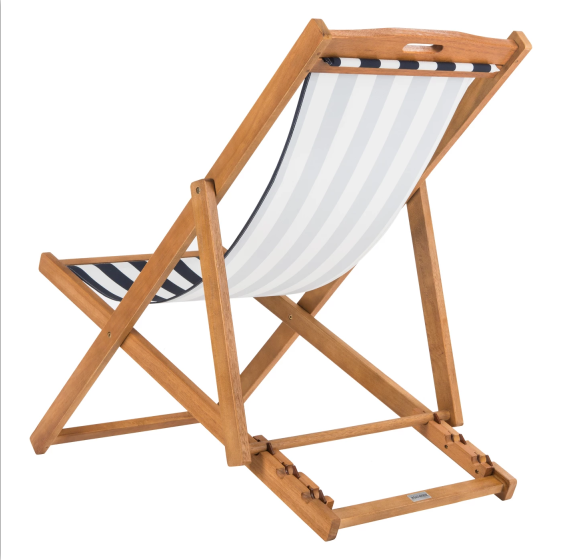 Adjustable Outdoor Furniture Mueble Para Exteriores Swimming Pool Lounge Folding Bamboo Wood Beach Chair