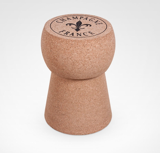 310mm Dia. x 360mm High Cork Stool, Makes The Perfect Addition as a Bar Stool or Decorative Piece in Any Space