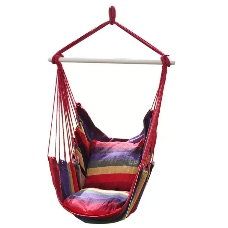 Hot casual hanging chair wood swing chair in outdoor CNLF