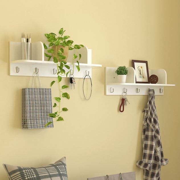 Free sample 2019 new design wall-mounted coat rack floating wall frame