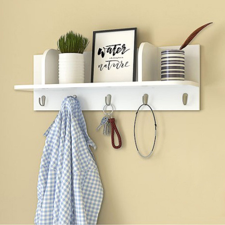 Free sample 2019 new design wall-mounted coat rack floating wall frame