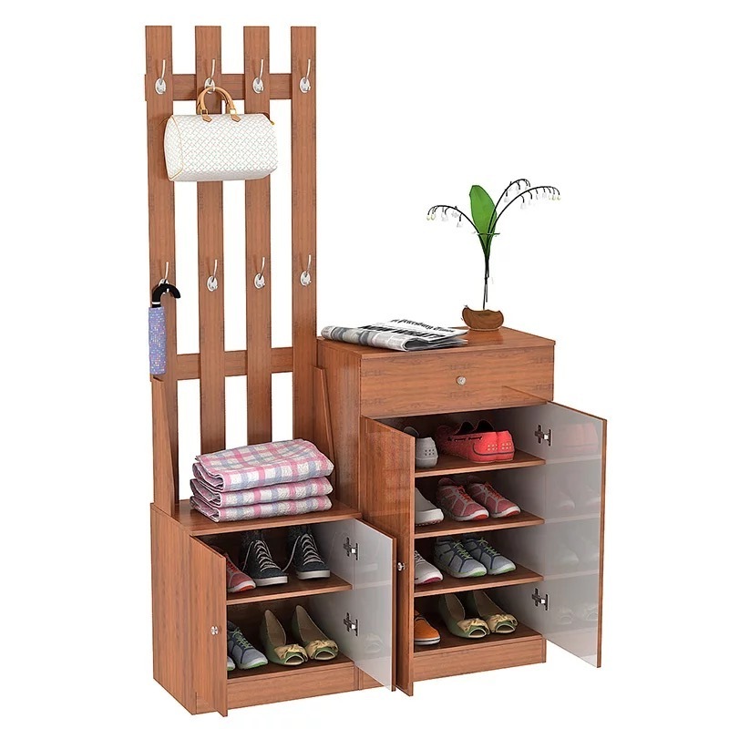 CNLF is selling like hotcakes Modern wooden shoe rack cabinet In the porch