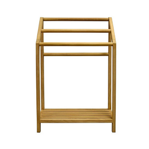 Multifunctional Bamboo Bathroom Towel Rack Premium Quality Blanket Ladder & Storage Rack