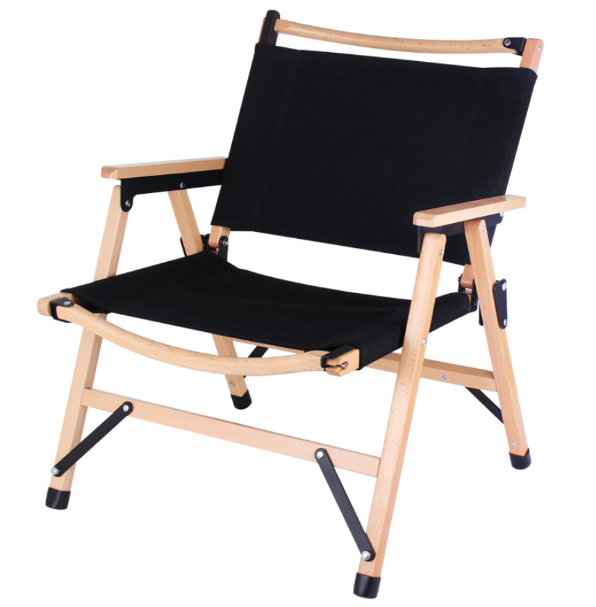 Intop Outdoor Camping Fishing Wooden Kermit Chair Foldable Wooden Beach Chair With Cheap Price