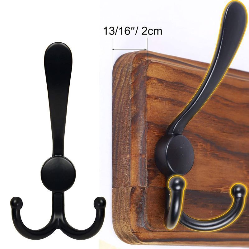 Factory Outlet Wooden Coat Rack Clothes Hanger Hooks Living Room Wall Rack