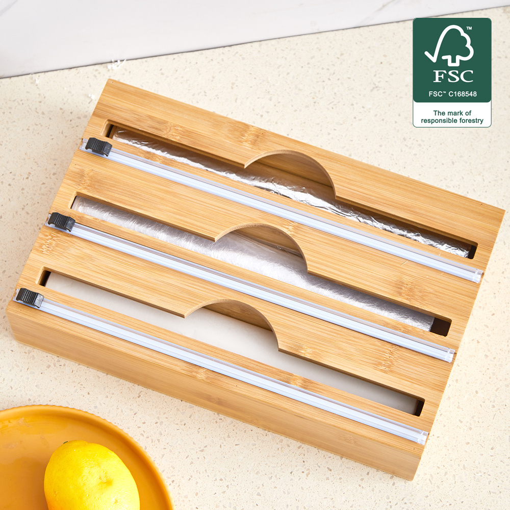 cling film drawer leaf tape commercial trple paper wall mounted siler wax paper kitchen tape foil dispenser for aluminum foil