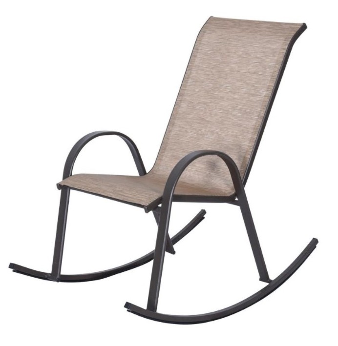 Hot Style Natural Solid Wood Rocking Chair Stylish Sun Lounger for Indoor/Outdoor Living Room Use