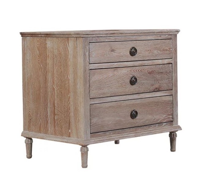 Factory End Table Wooden W/2 Locking Drawers and Handles for Storage and Organize, Bedroom Beside Sofa Side Nightstand