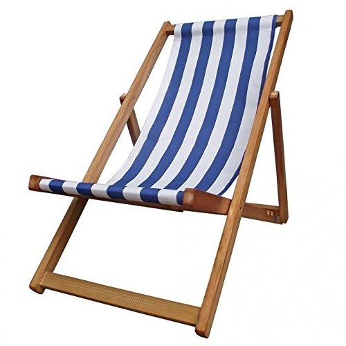 Outdoor Wooden Foldable Chair 100% Cotton Canvas Sunbed Classic Beech Multicolor Perfect wooden canvas Beach Chair