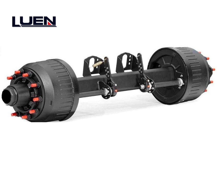 LUEN Fast dispatch axle bpw wheel hub semi trailer axles used for bogie  trailer suspersion