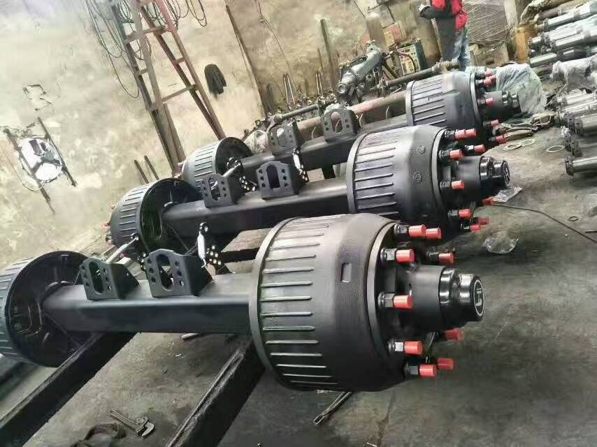 Factory Direct Supply Superior German BPW Axle Capacity 12T 14T 16T Axle Tube 150*150*16 Trailer Parts