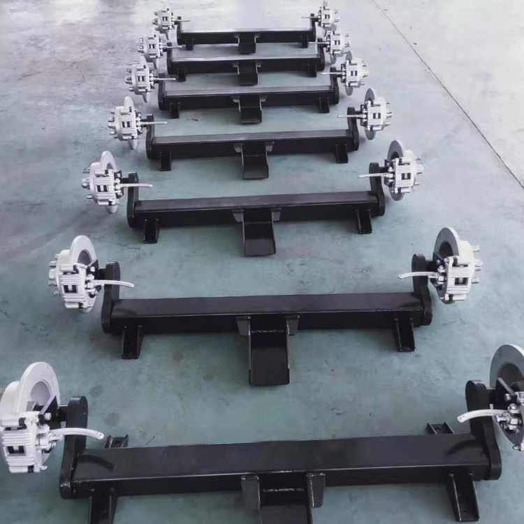 LUEN 750kg Rubber Torsion Axle with Electric mechanical or hydraulic drum brake