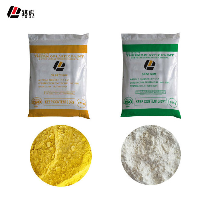 Reflective Yellow White Powder Coating Thermoplastic Hot Melt Road Marking Paint