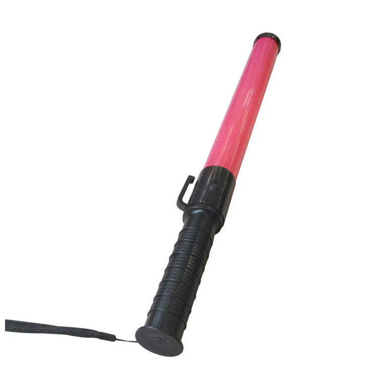 Safety Traffic Baton chargeable LED Flashlight PC Red 40x340mm Traffic Baton