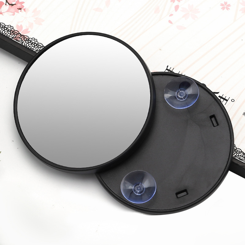 Luma 5X 10X 15X 20X Round Mini Magnifying Makeup Glass Mirror with two Suction Cups