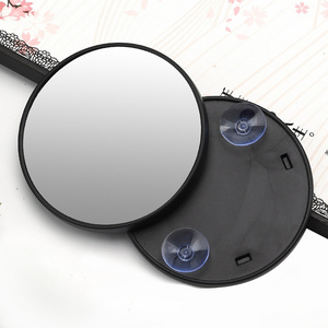 Luma 5X 10X 15X 20X Round Mini Magnifying Makeup Glass Mirror with two Suction Cups