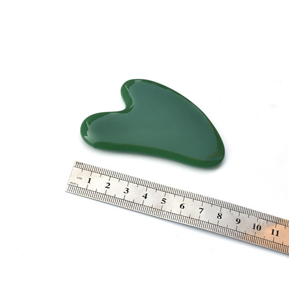 Luma Wholesale Best Green Aventurine Real Jade Gua Sha Face Roller Massage Gau Sha Stone Face Roller Massager