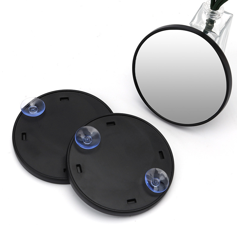 Luma 5X 10X 15X 20X Round Mini Magnifying Makeup Glass Mirror with two Suction Cups