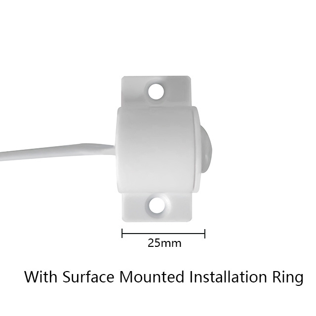 Mini surface mounted recessed dc 12v 24v wired pir infrared motion automatic sensor detector switch for LED cabinet light