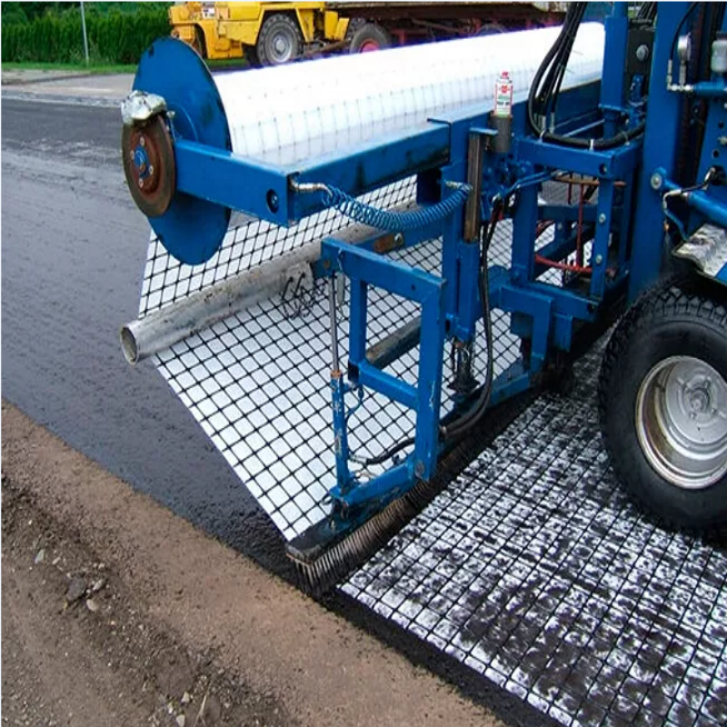 pp biaxial geogrid composite with geotextile polyester geogrid for road constarction uniaxial  connecting glassfiber geogrid