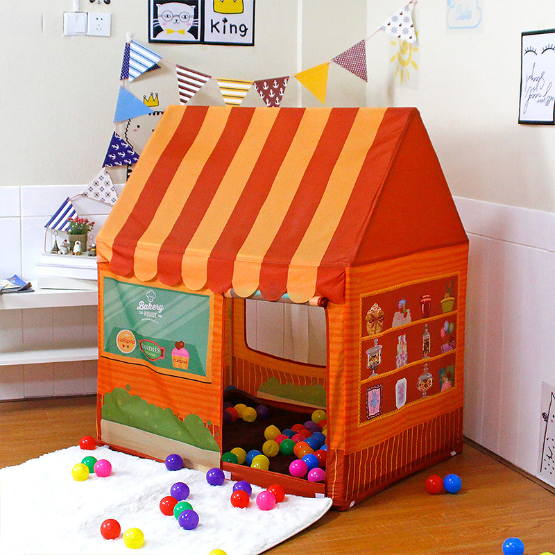 sweets ice cream bread shop  play house funny baby tent kids tents