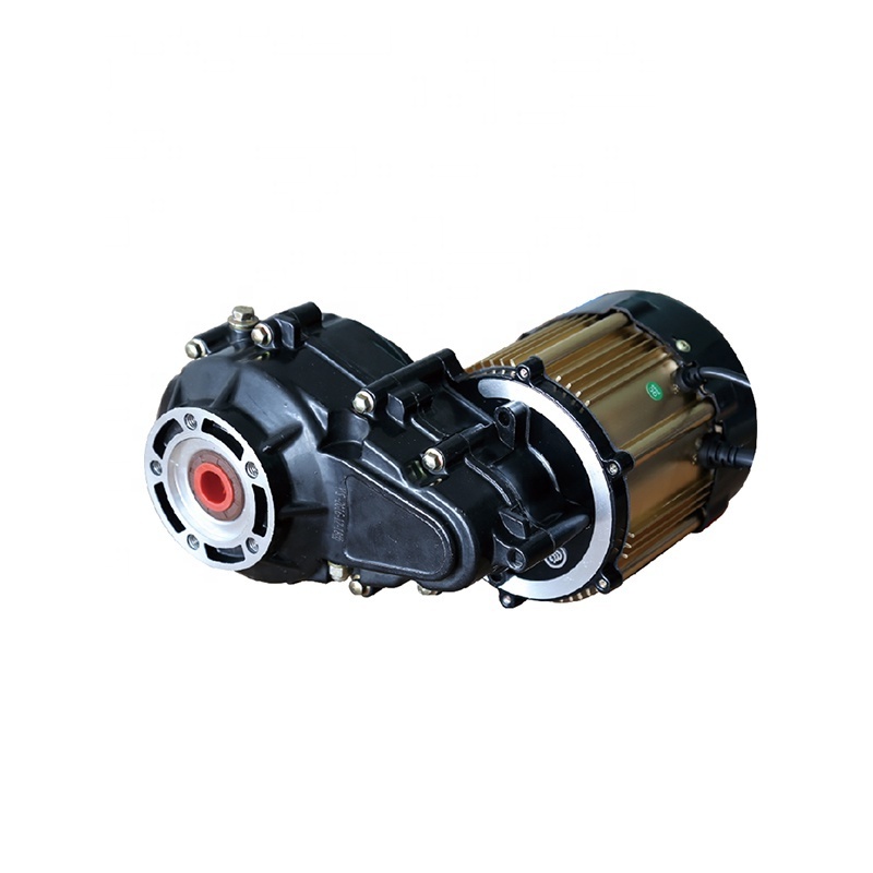 Brushless 48v/72v 1200w dc motor for rear axle with motor on electric vehicle richshaw tricycle