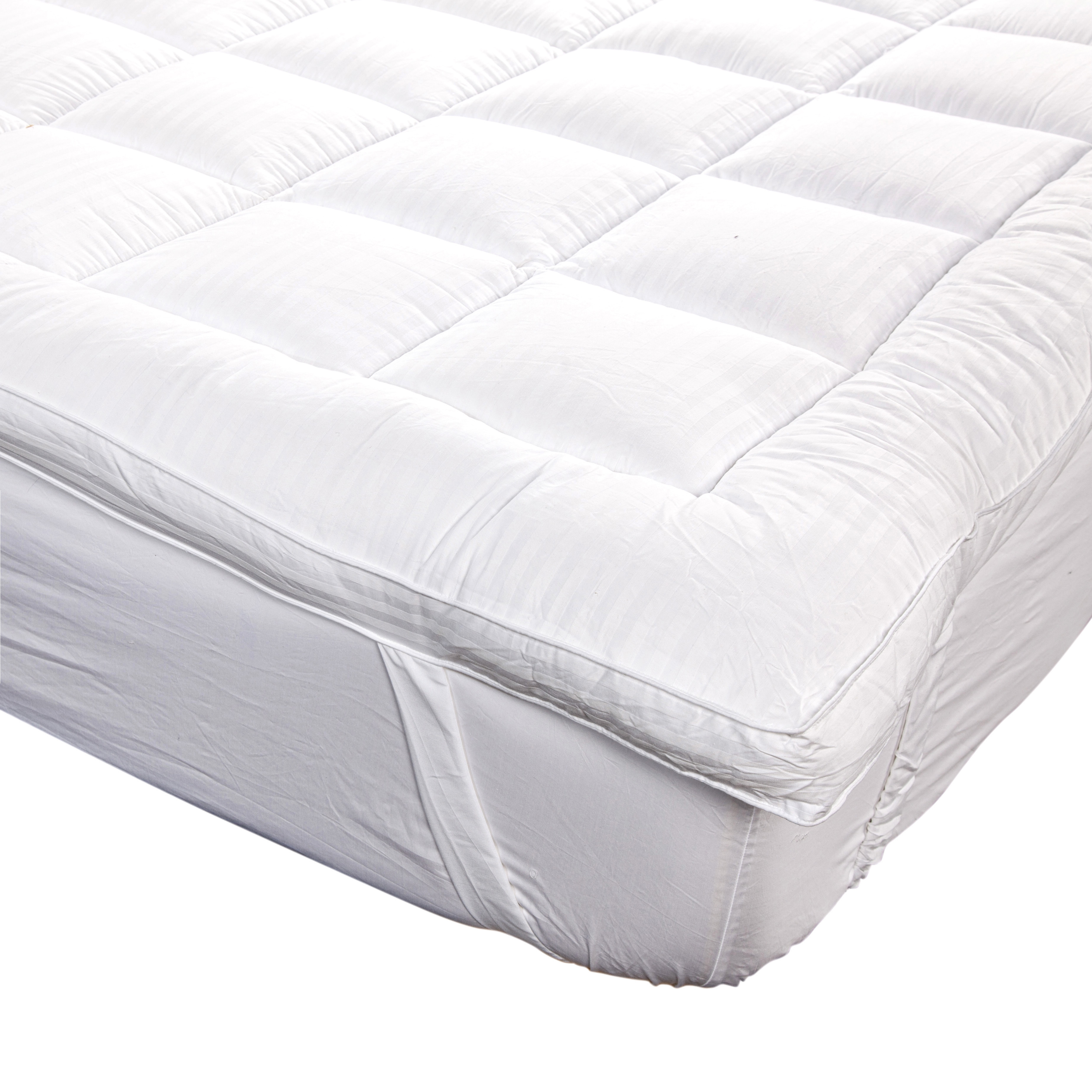 Wholesale Foldable Polyester Filling 5 Stars Hotel Mattress Topper For Mattress Down Alternative Bed Mattress