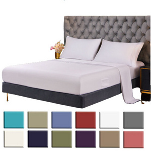 Luxury Four Seasons 100% Polyester Hypoallergenic Soft Microfiber Bed Sheet Bedding Set