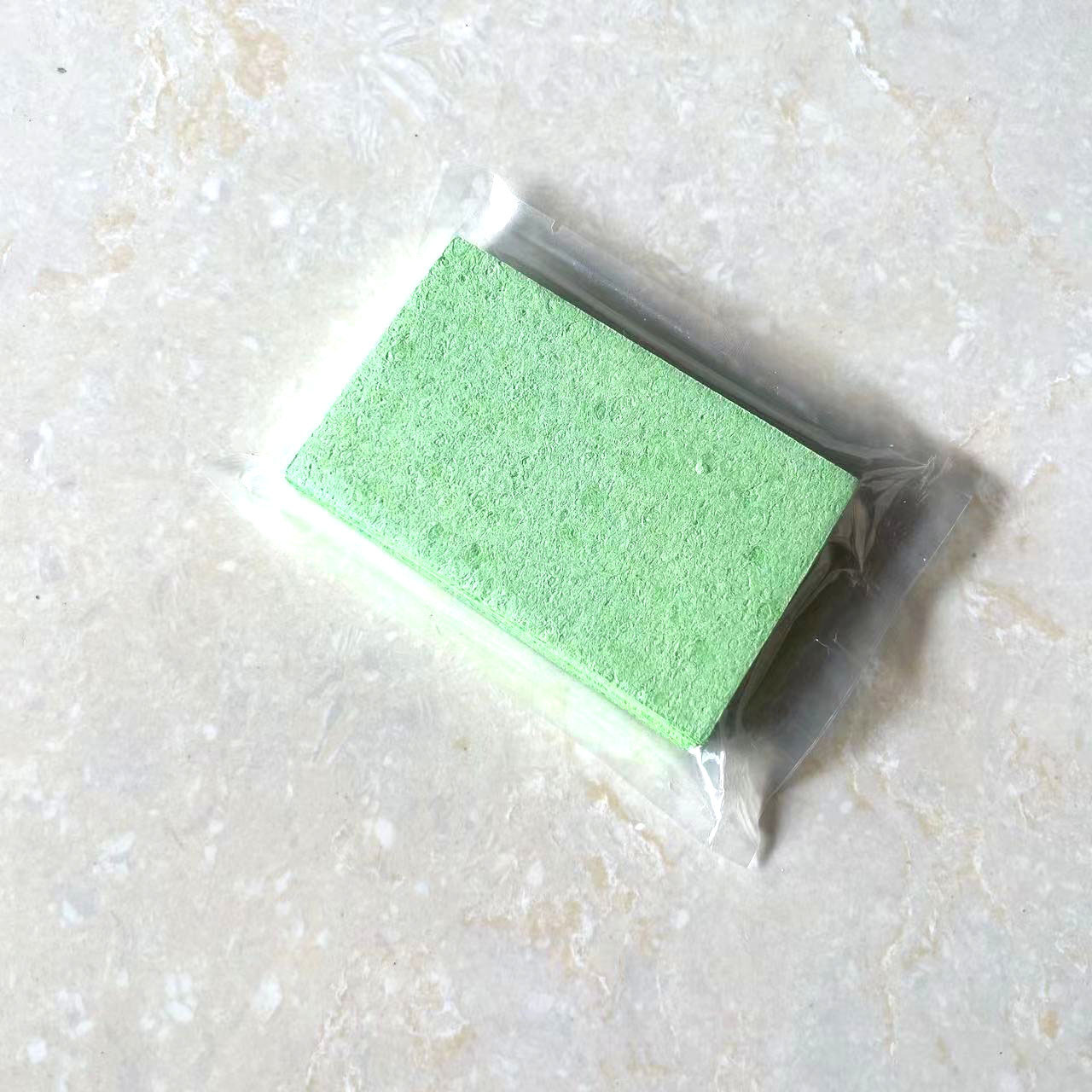 New product white pink yellow green blue orange square kitchen sponge wipe cleaner compressed colored wood pulp sponge wipe