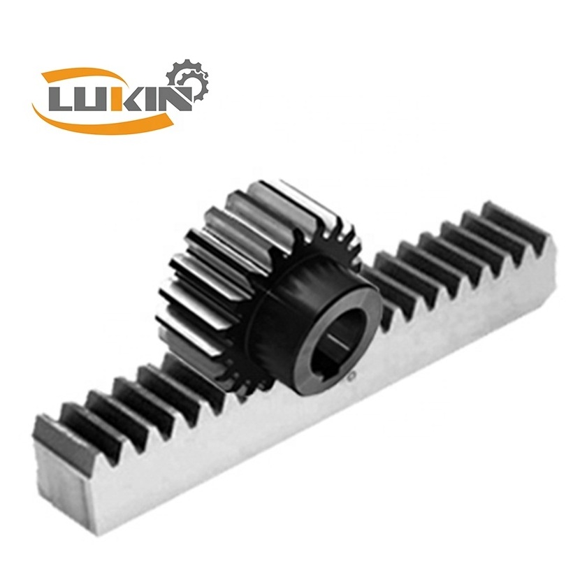 Solid Steel China Manufacture M8 79*79mm Straight Gear CNC Curved Rack And Pinion