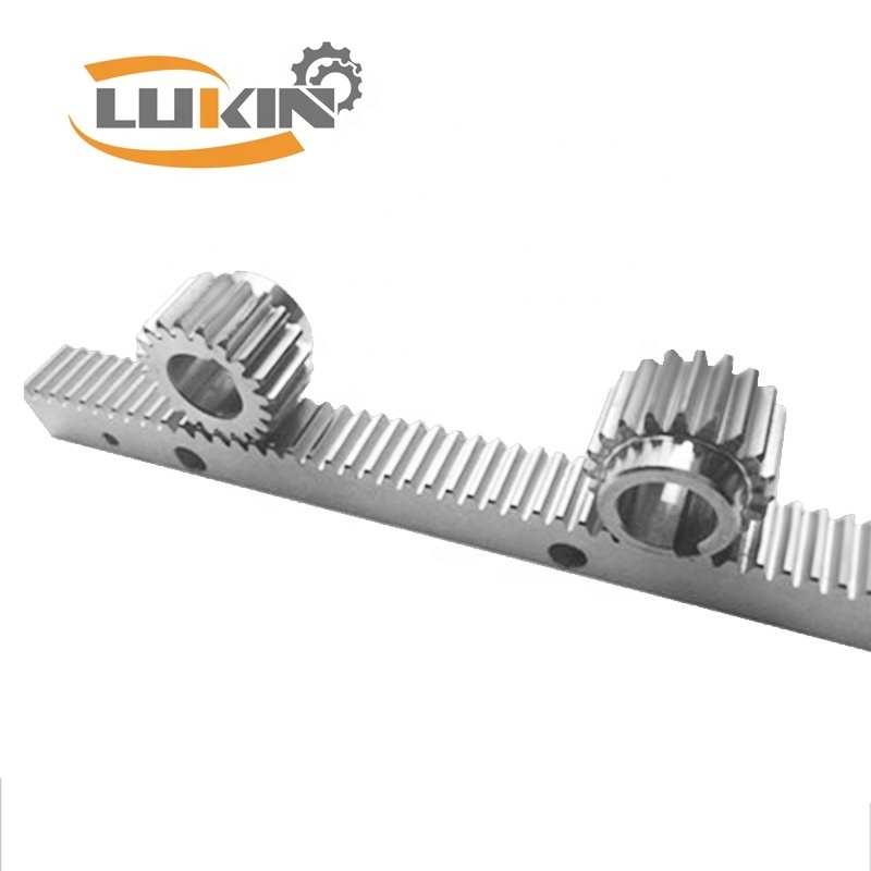 Solid Steel China Manufacture M8 79*79mm Straight Gear CNC Curved Rack And Pinion